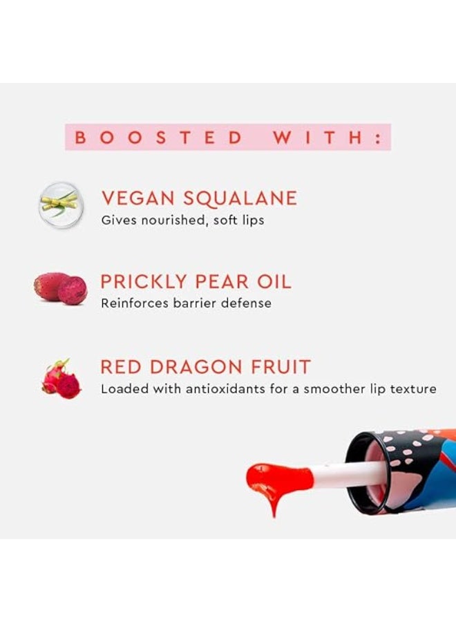 كيرو زيت كيرو بي إتش-بلاي المتغير اللون للشفاه والخدود - رحيق الكرز، 5.5 مل | مرطب، مغذي، ومنعم | غير لزج، غير دهني | غني بالسكوالين النباتي، زيت التين الشوكي، وفاكهة التنين الحمراء - Image 4